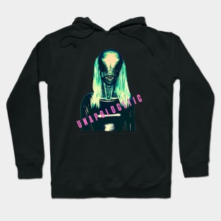 Unapologetic Alien Woman - weirdcore Hoodie